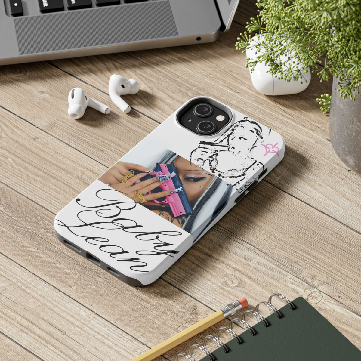 BABY LEAN PRETTY IN PINK PHONE CASE