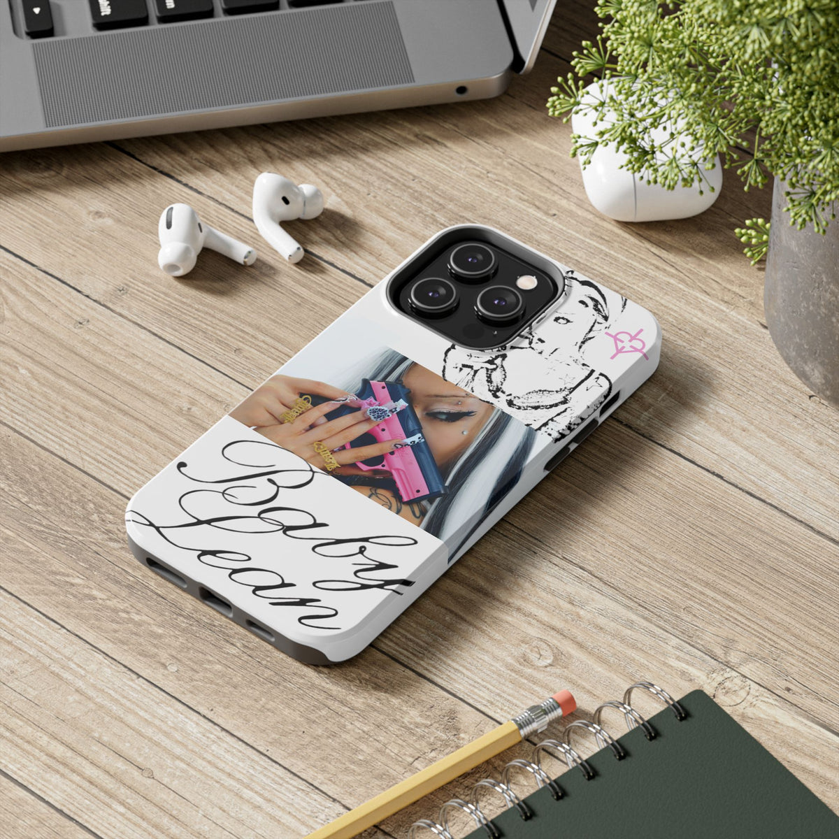BABY LEAN PRETTY IN PINK PHONE CASE