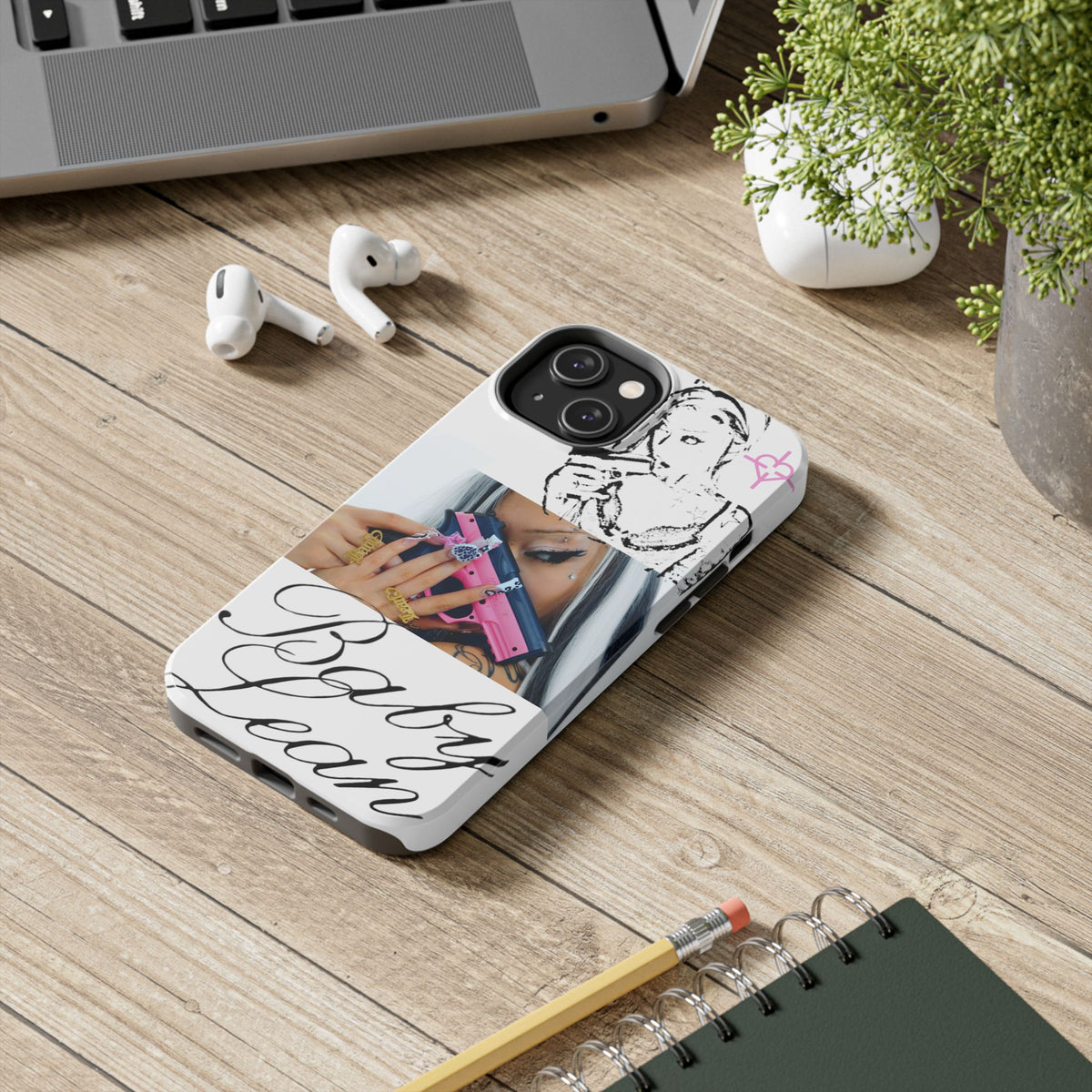 BABY LEAN PRETTY IN PINK PHONE CASE