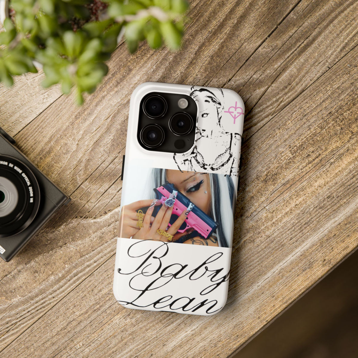 BABY LEAN PRETTY IN PINK PHONE CASE