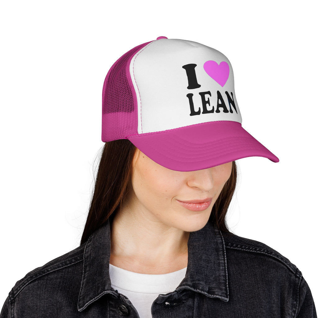 I ♡LEAN PINKHEART TRUCKER HAT
