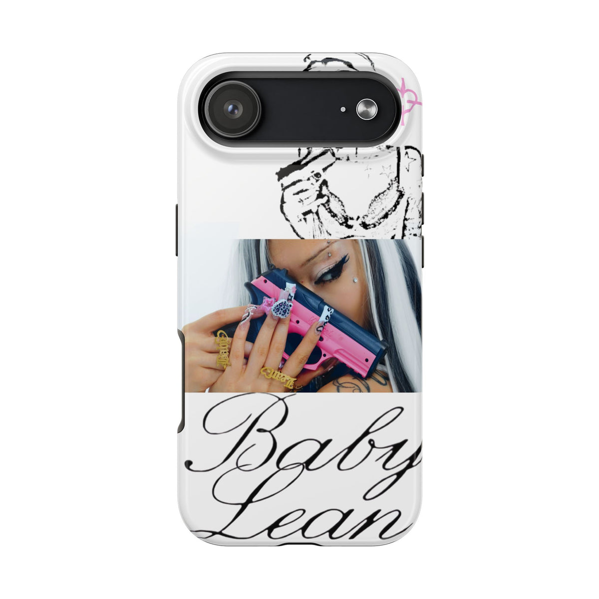 BABY LEAN PRETTY IN PINK PHONE CASE