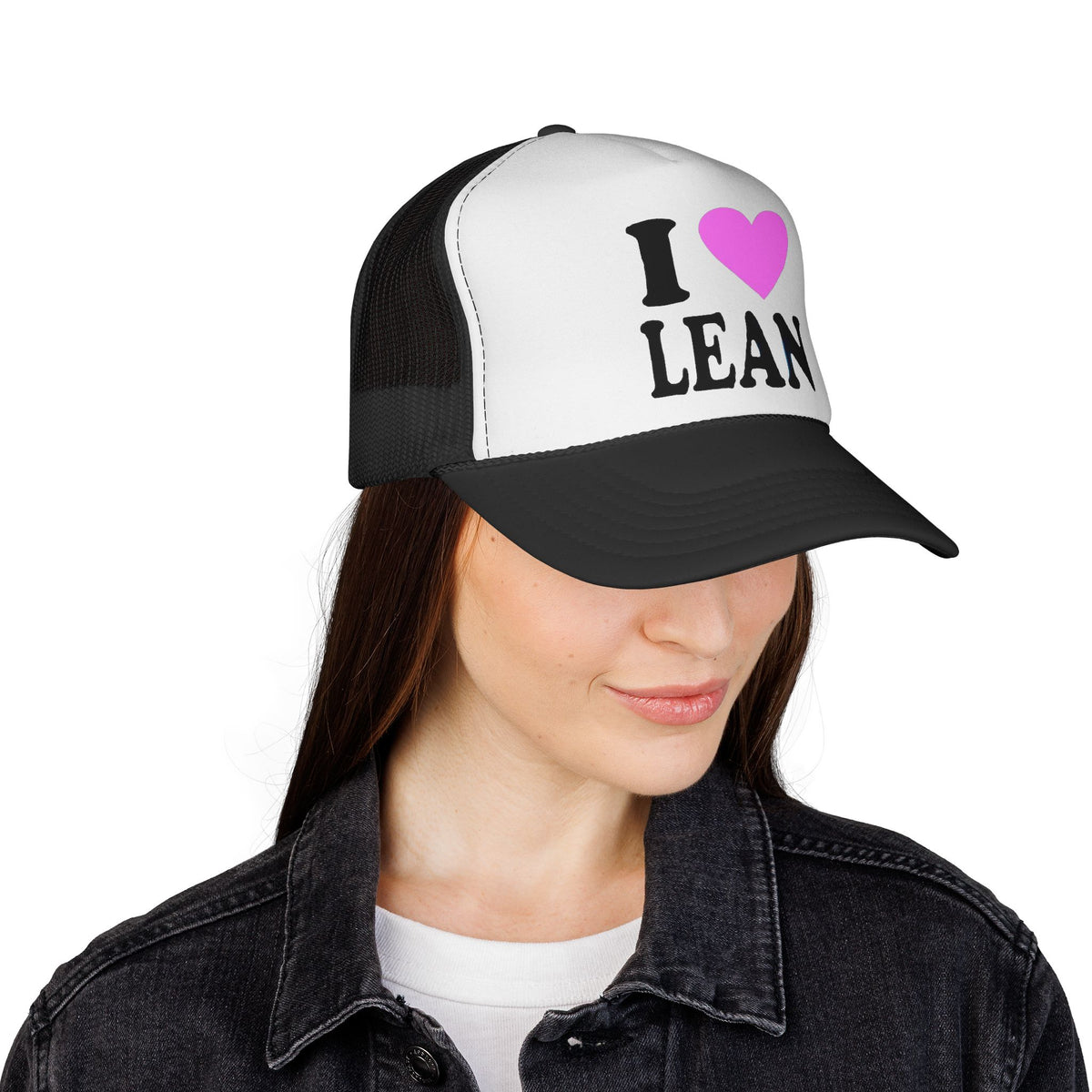 I ♡LEAN PINKHEART TRUCKER HAT