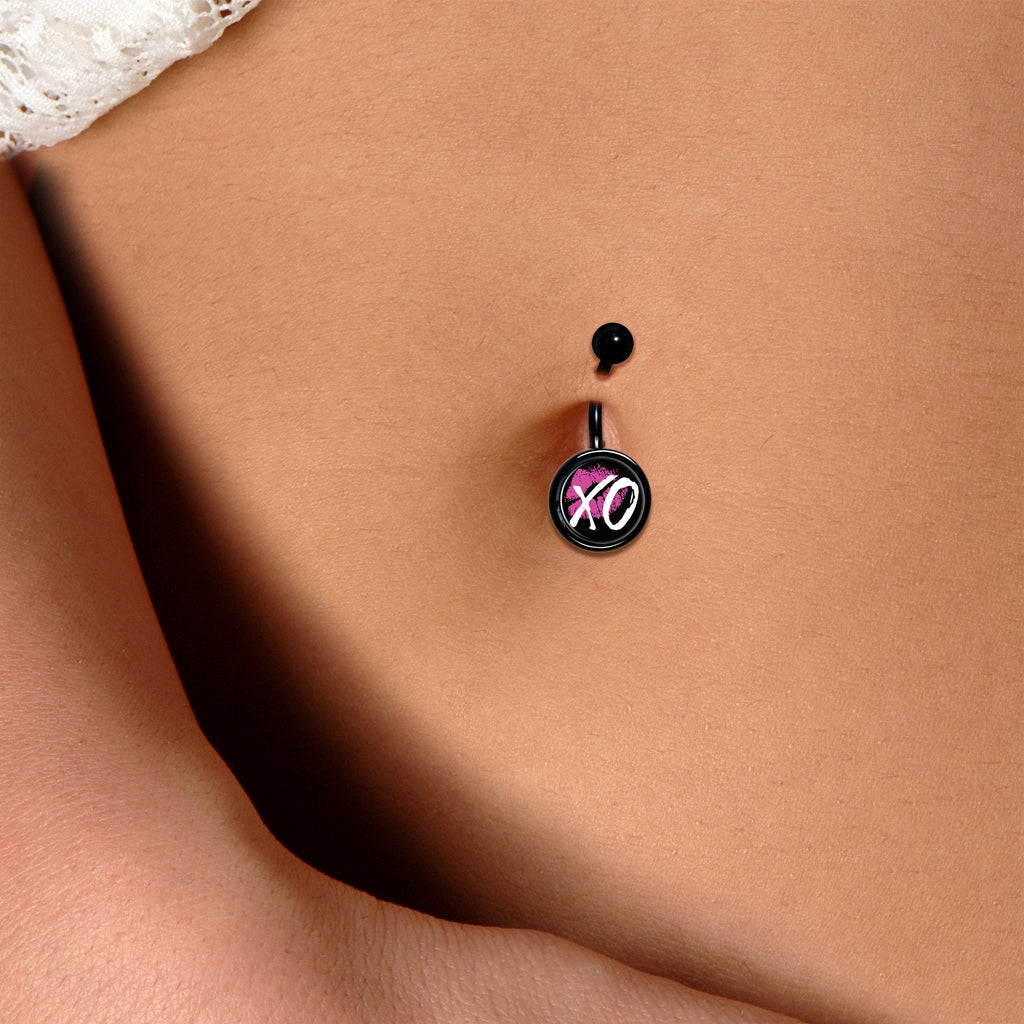 KODEINE KISS XO BELLY RING