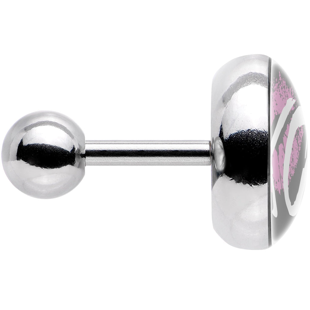16G 1/4 KODEINE KISS XO Kiss Tragus Cartilage Earring