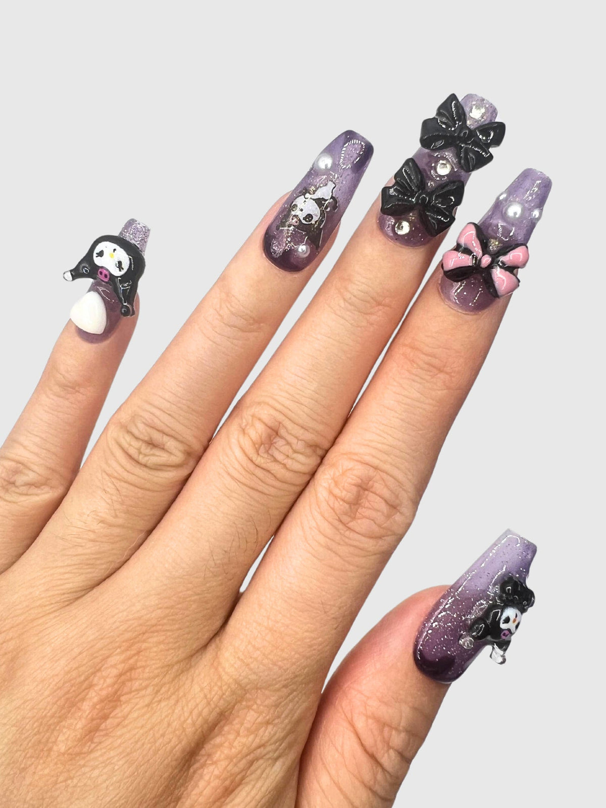 KUROMI NAIL SET