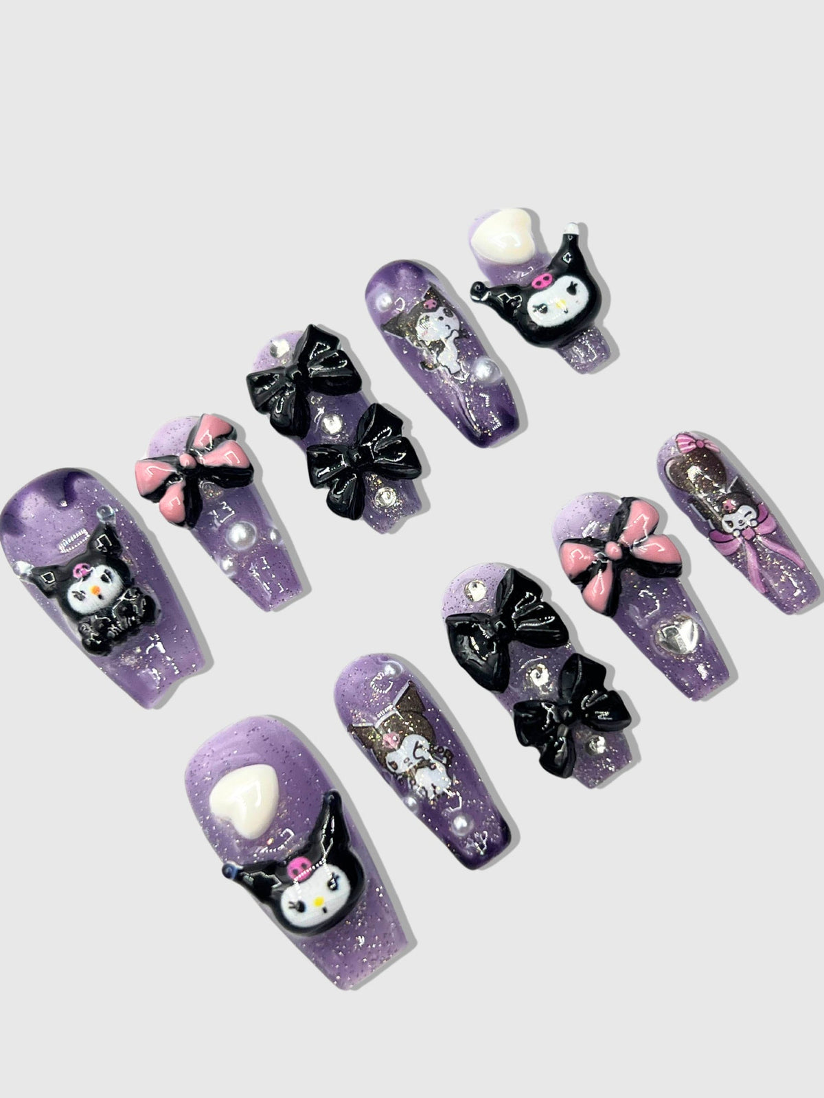 KUROMI NAIL SET