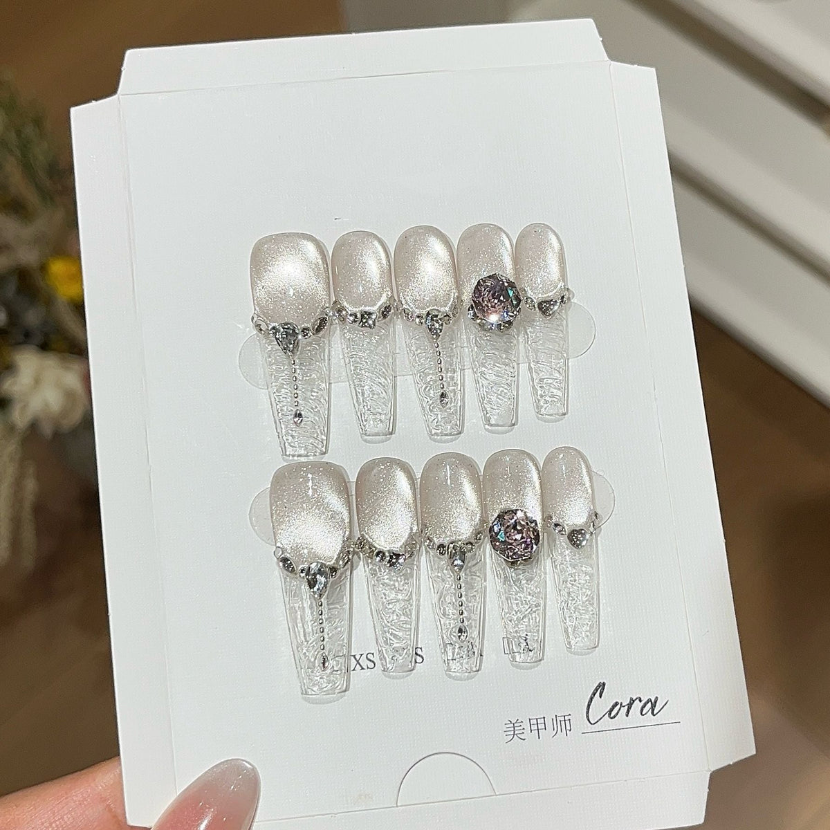 GLASS NAIL SET