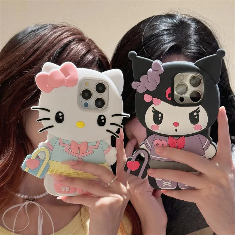 MY MELODY KUROMI HELLO KITTY CASE