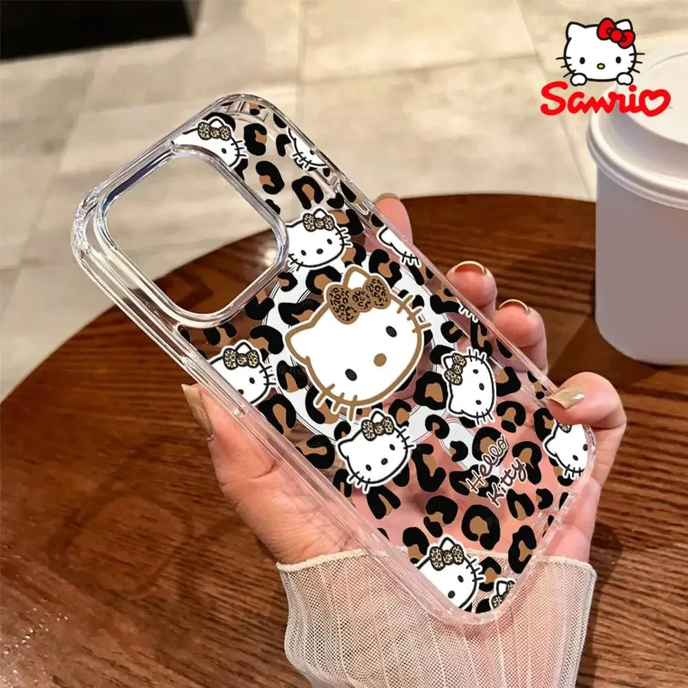 HELLO KITTY LEOPARD PHONE CASE