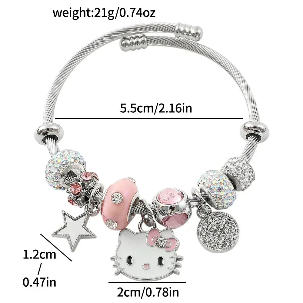 HELLO KITTY CELESTIAL NECKLACE + BRACELET SET