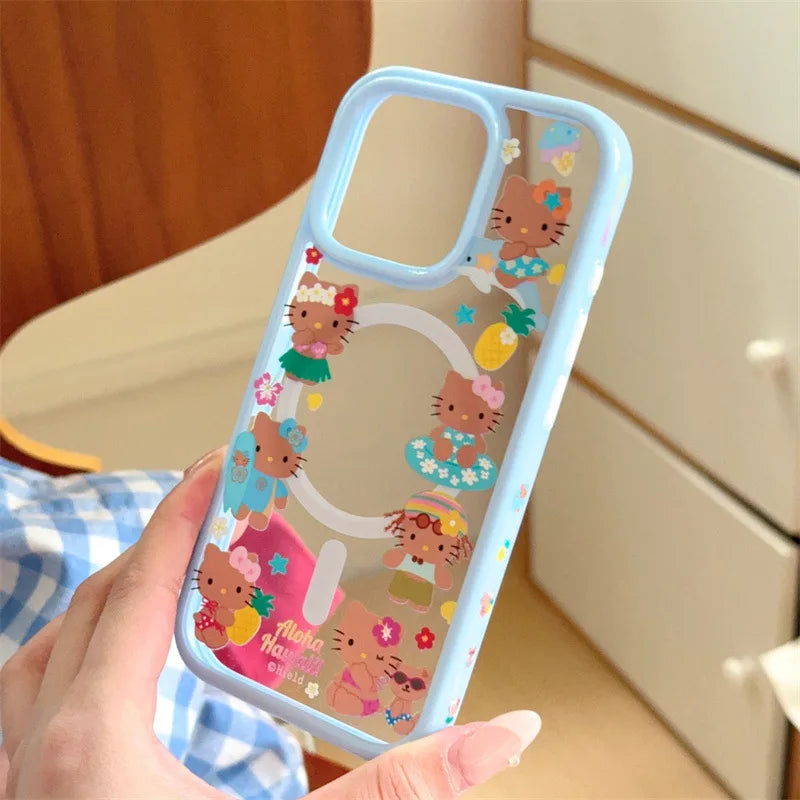 HELLO KITTY TROPICAL PHONE CASE