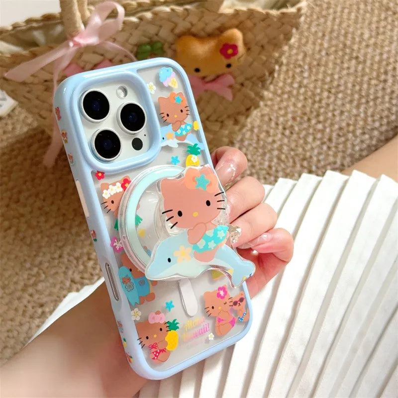 HELLO KITTY TROPICAL PHONE CASE