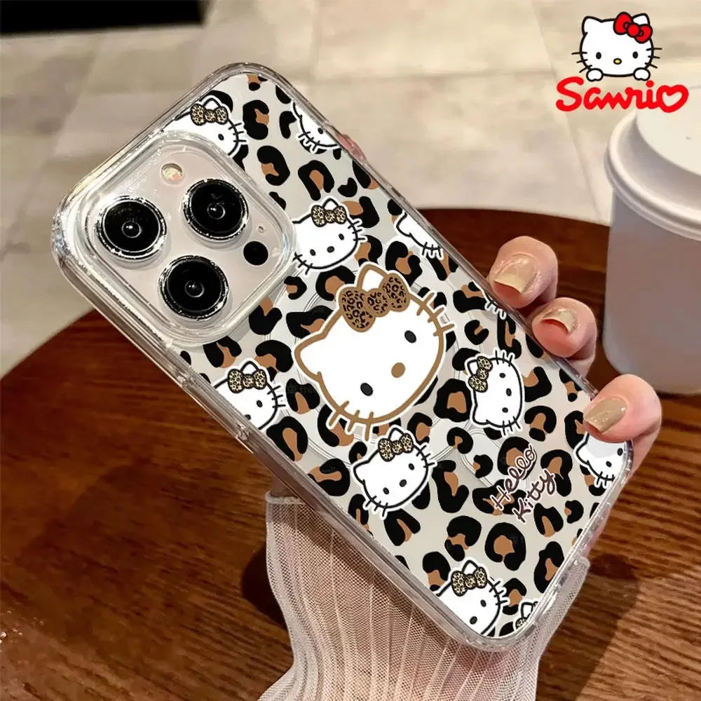 HELLO KITTY LEOPARD PHONE CASE