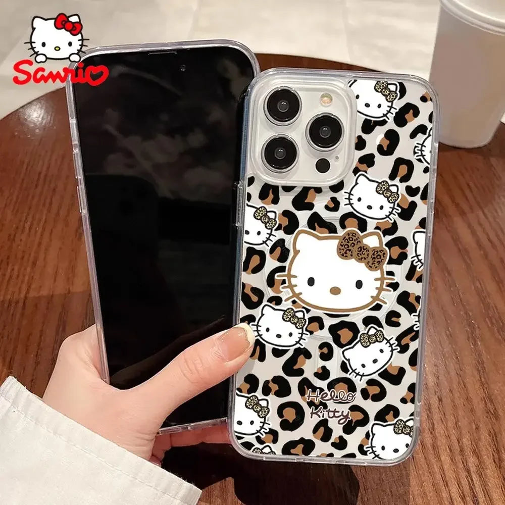 HELLO KITTY LEOPARD PHONE CASE