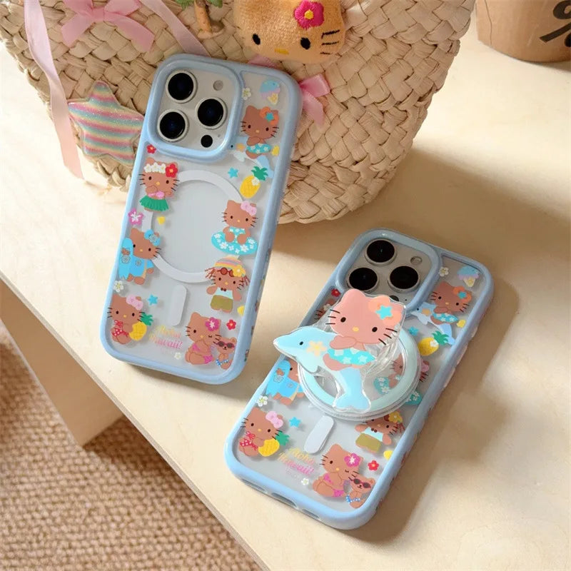HELLO KITTY TROPICAL PHONE CASE