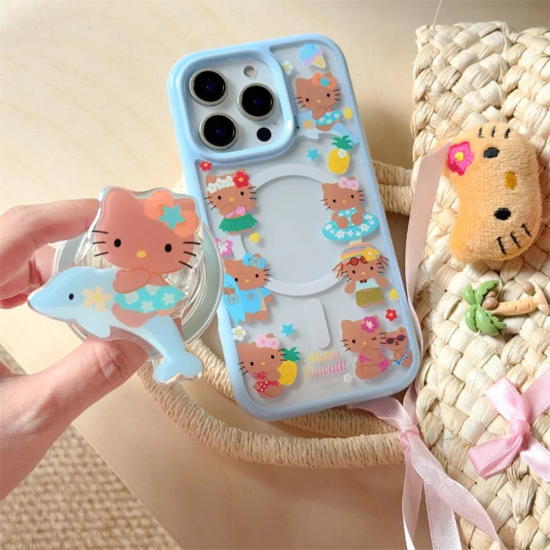 HELLO KITTY TROPICAL PHONE CASE