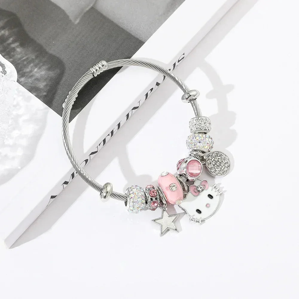 HELLO KITTY CELESTIAL NECKLACE + BRACELET SET