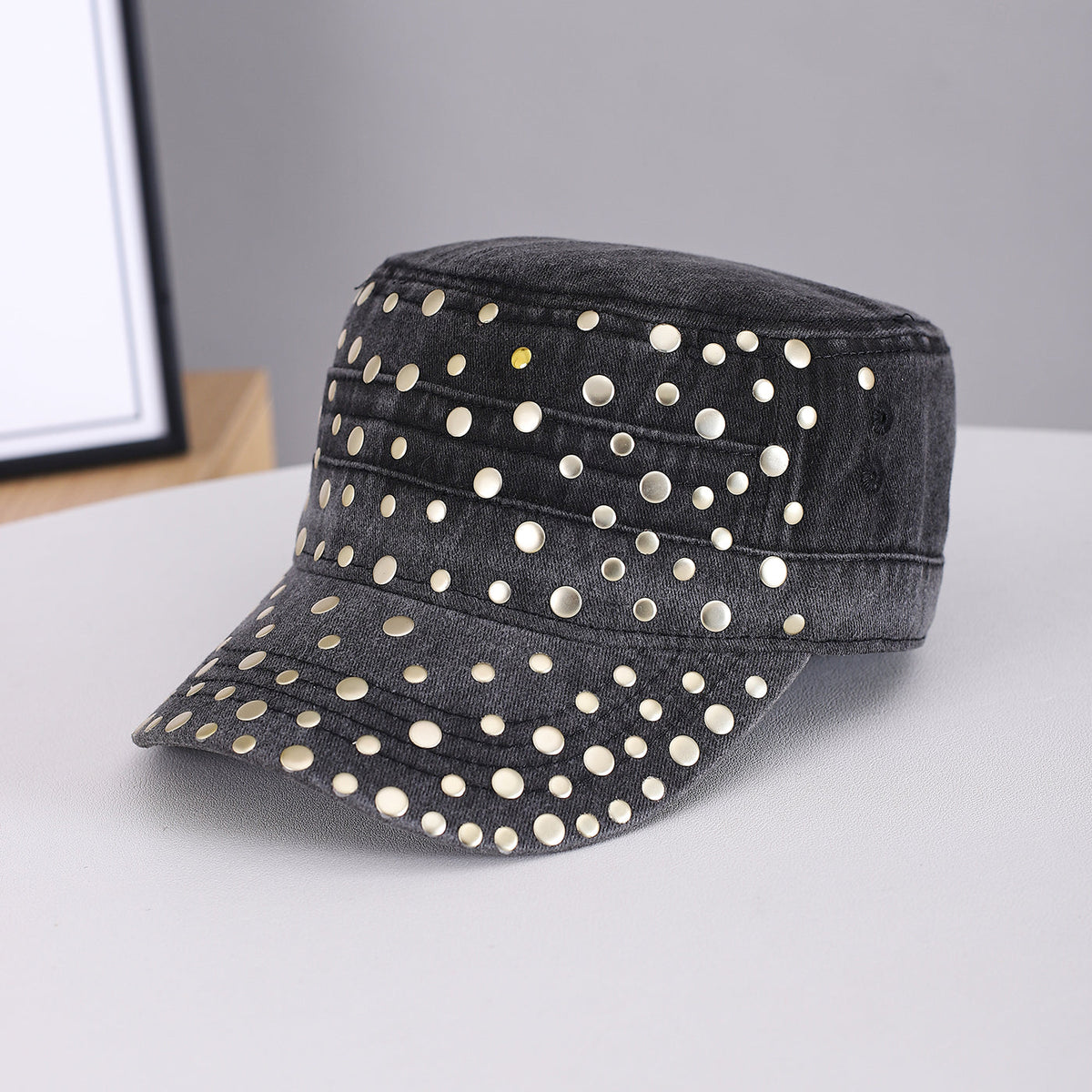 ROCK ANGEL STUDDED CAP