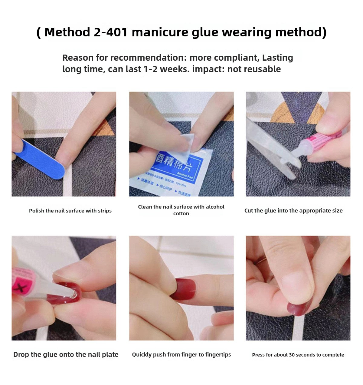 GLASS NAIL SET