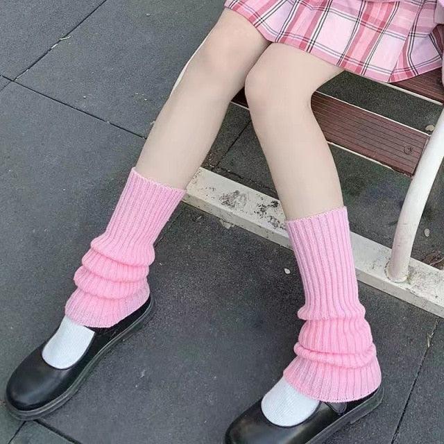 KAWAII KNIT LEG WARMERS